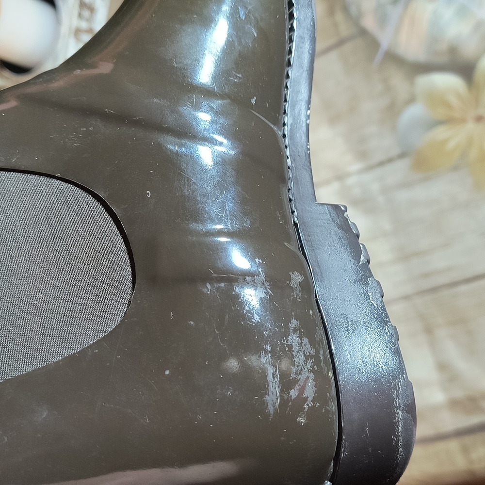 Michael Kors Signature Brown Rain Boots - Picture 9 of 10